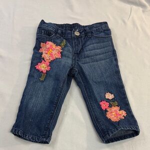 GAP - Embroidered Floral Kids Denim Jeans